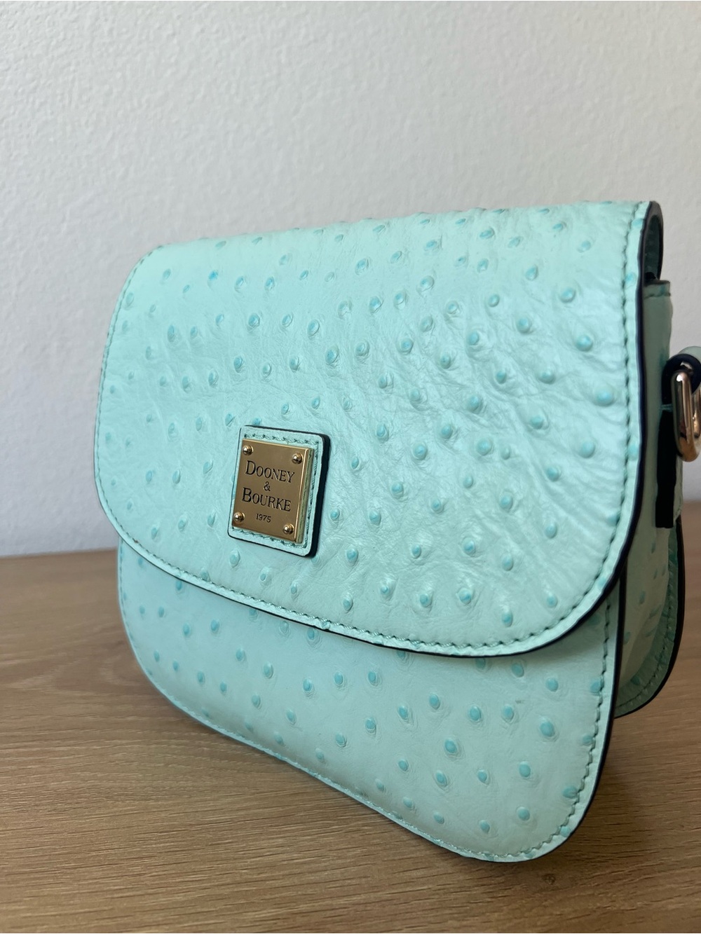 Dooney & Bourke Ostrich Embossed Crossbody - Picture 1 of 4